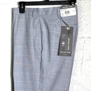 Michael Kors Men's Classic Fit Spring Performance Pants White/Blue 40x32 $95